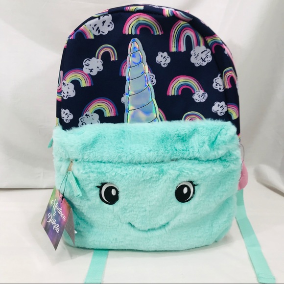 Madison & Dakota Other - Madison & Dakota Unicorn & Rainbows Backpack Blue